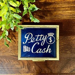 Vintage Petty Cash Tin